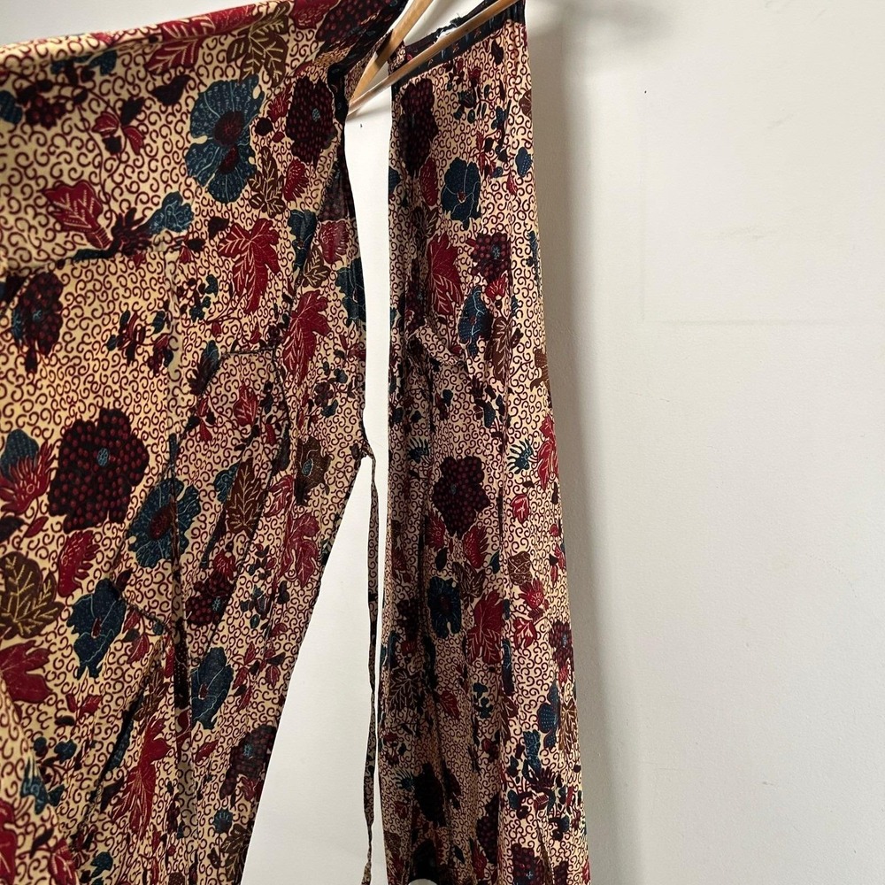 Gil Aimbez Genre Floral Maxi Dress Vintage Batik ILGWU - Picture 3 of 11